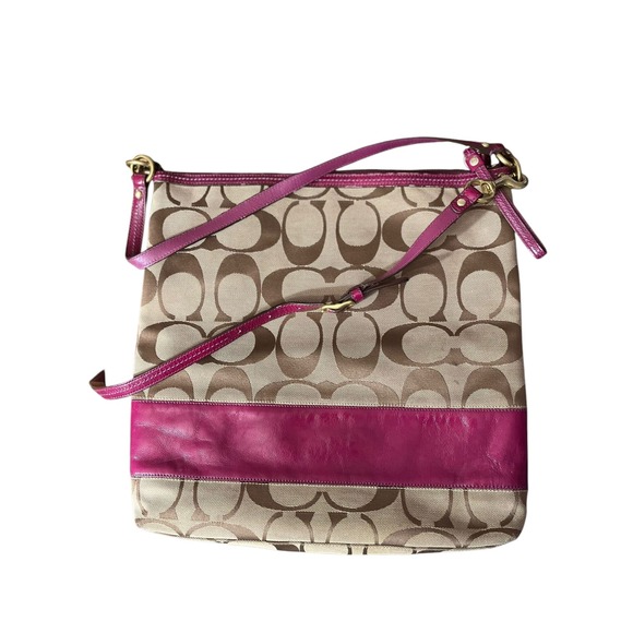 Coach Signature Hobo Bag, Crossbody Purse, Designer Handbag, Shoulder Bag - Picture 1 of 3